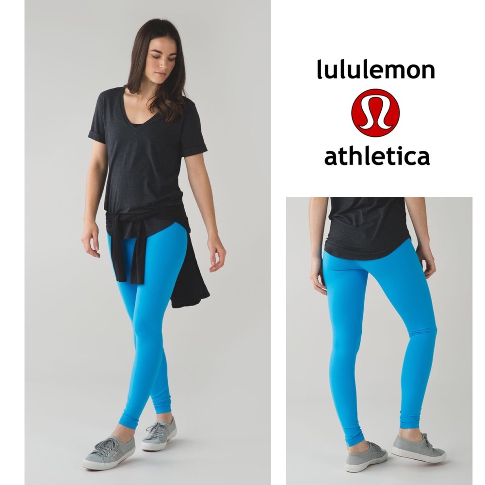 EUC Lululemon Wunder Under Pant in Kayak Blue 6